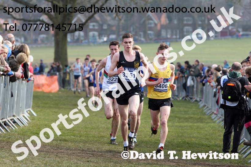 Mens under-17s 2016 Inter Counties Cross Country Champs. and Cross Challenge Final, Cofton Park, Birmingham. Photo: David T. Hewitson/Sports for All Pics
